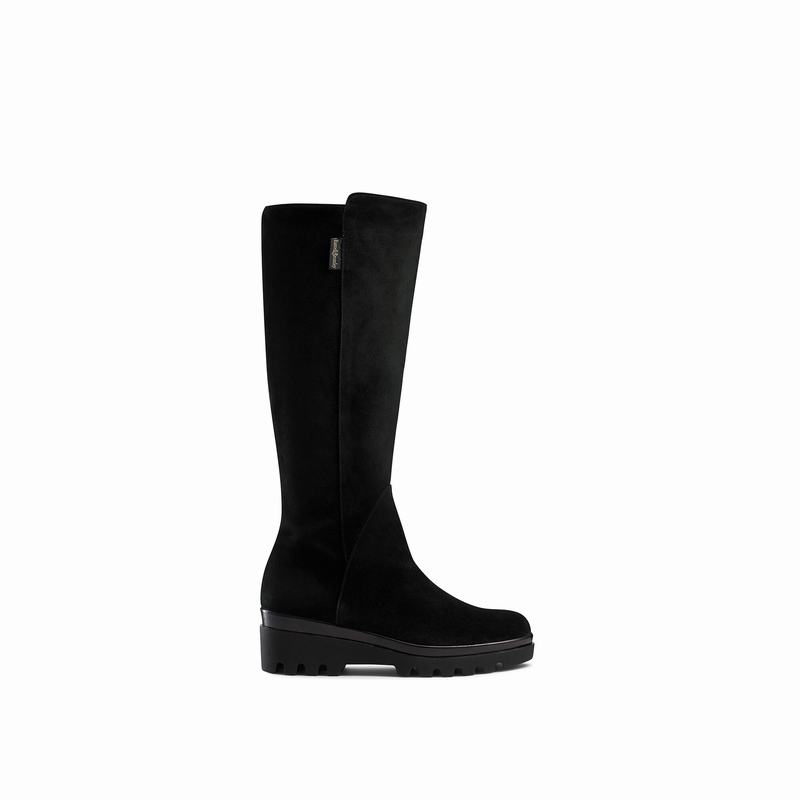 Russell & Bromley Gumbo Knee-High Boots Womens Black [ZUT2958OW]